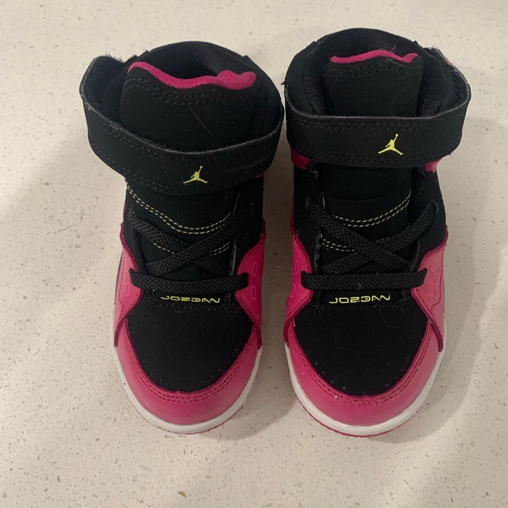 Jordan Kids Sneakers Black and Pink